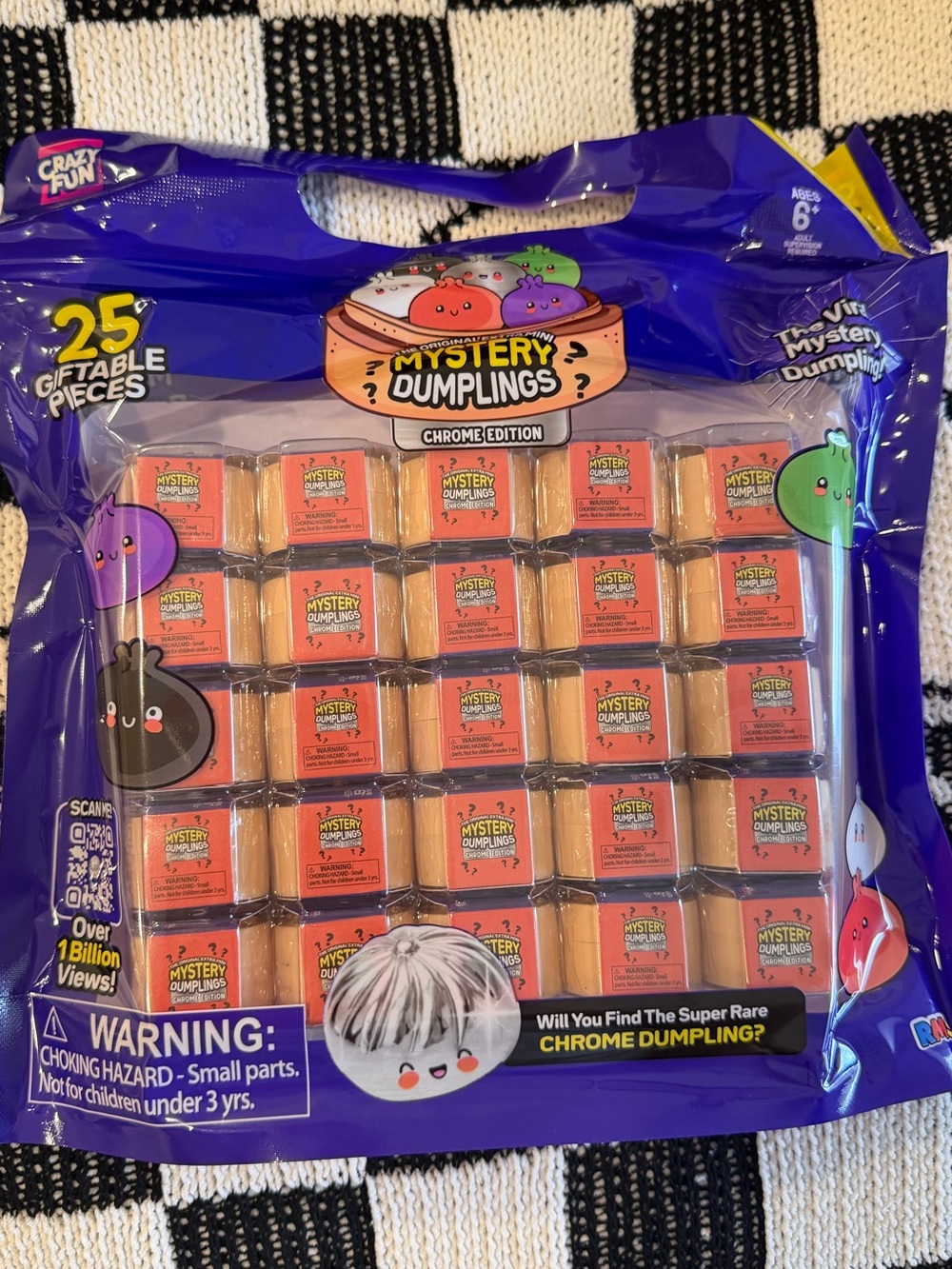 2026 NEW Crazy Fun Mystery Dumplings Chrome Edition Blind Pack 25 pieces NIP